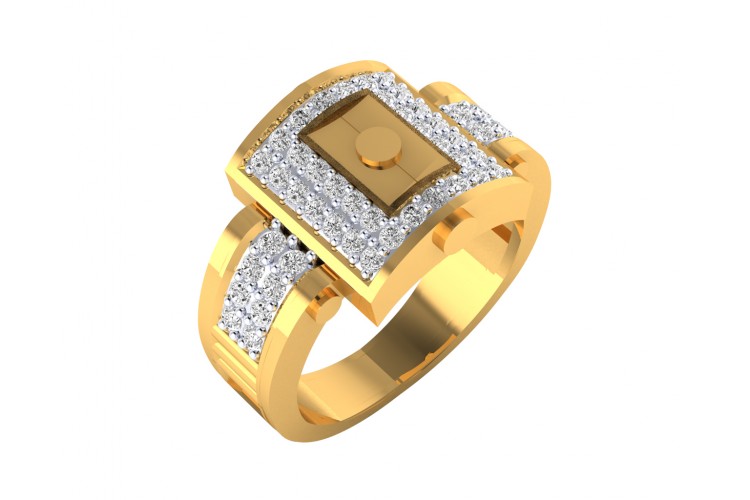 Evans diamond ring in 18k Gold